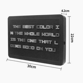 Little Story Peg Board Letter Light Box - A4