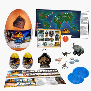 Jurassic World Dominion Mega Egg Surprise Captivz Playset