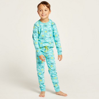 Juniors Printed 6-Piece Pyjama Set