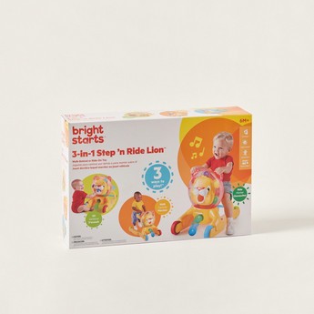 Bright Star Kids 3-in-1 Step and Ride Lion