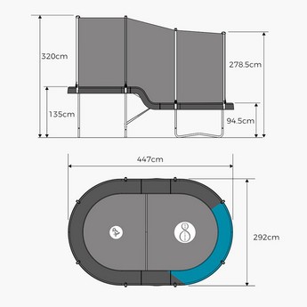 Mookie Infinity Leap Trampoline