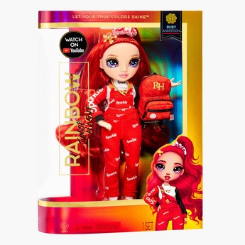 Rainbow High Junior High Ruby Anderson Fashion Doll Playset