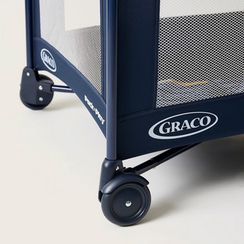 Graco Adjustable Travel Cot with Push-Button Fold