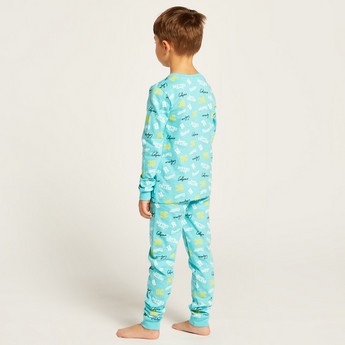 Juniors Printed 6-Piece Pyjama Set