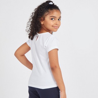 Juniors Solid Round Neck Top - Set of 2