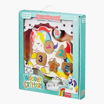 little tikes Wooden Critters Number Puzzle