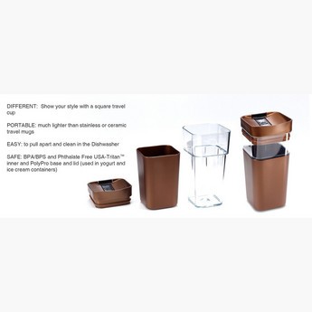 Kafe in the Box Ditch the Disposable Cup Fair and Square - 480 ml