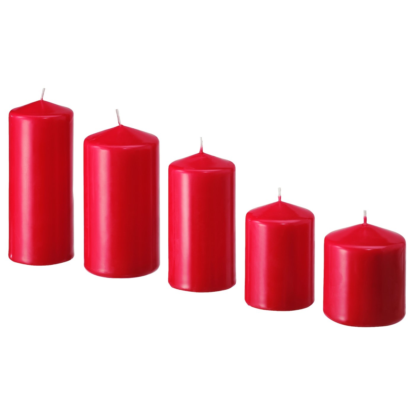 FENOMEN Unscented block candle, set of 5