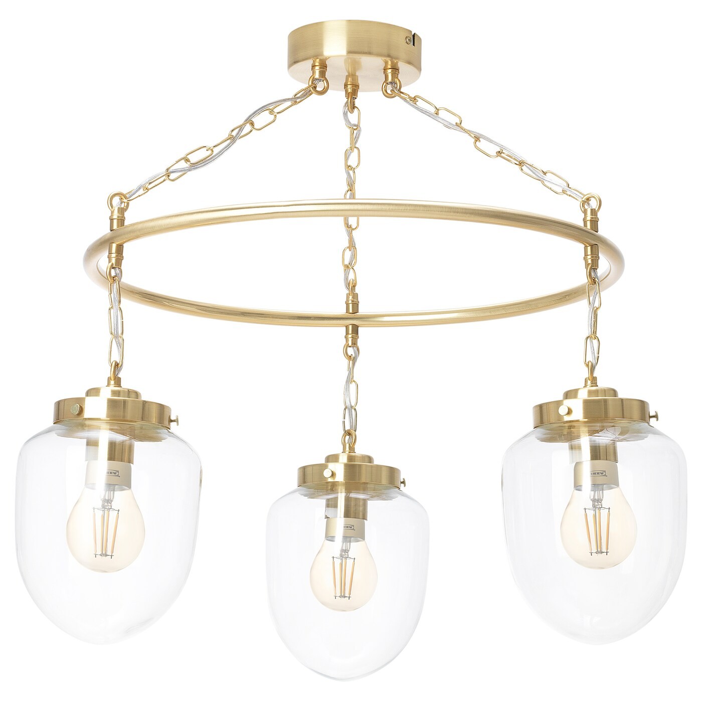 ÅTERSKEN Pendant lamp with 3 lamps