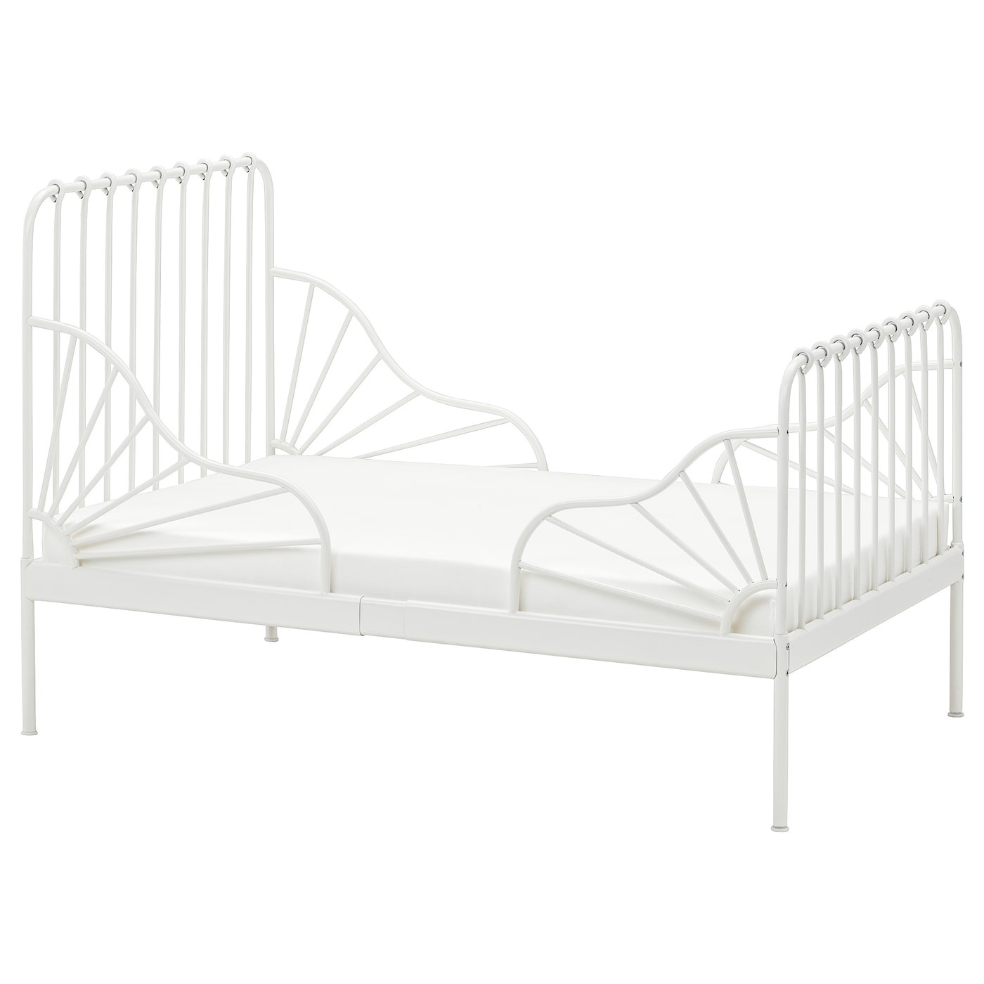 MINNEN Ext bed frame with slatted bed base