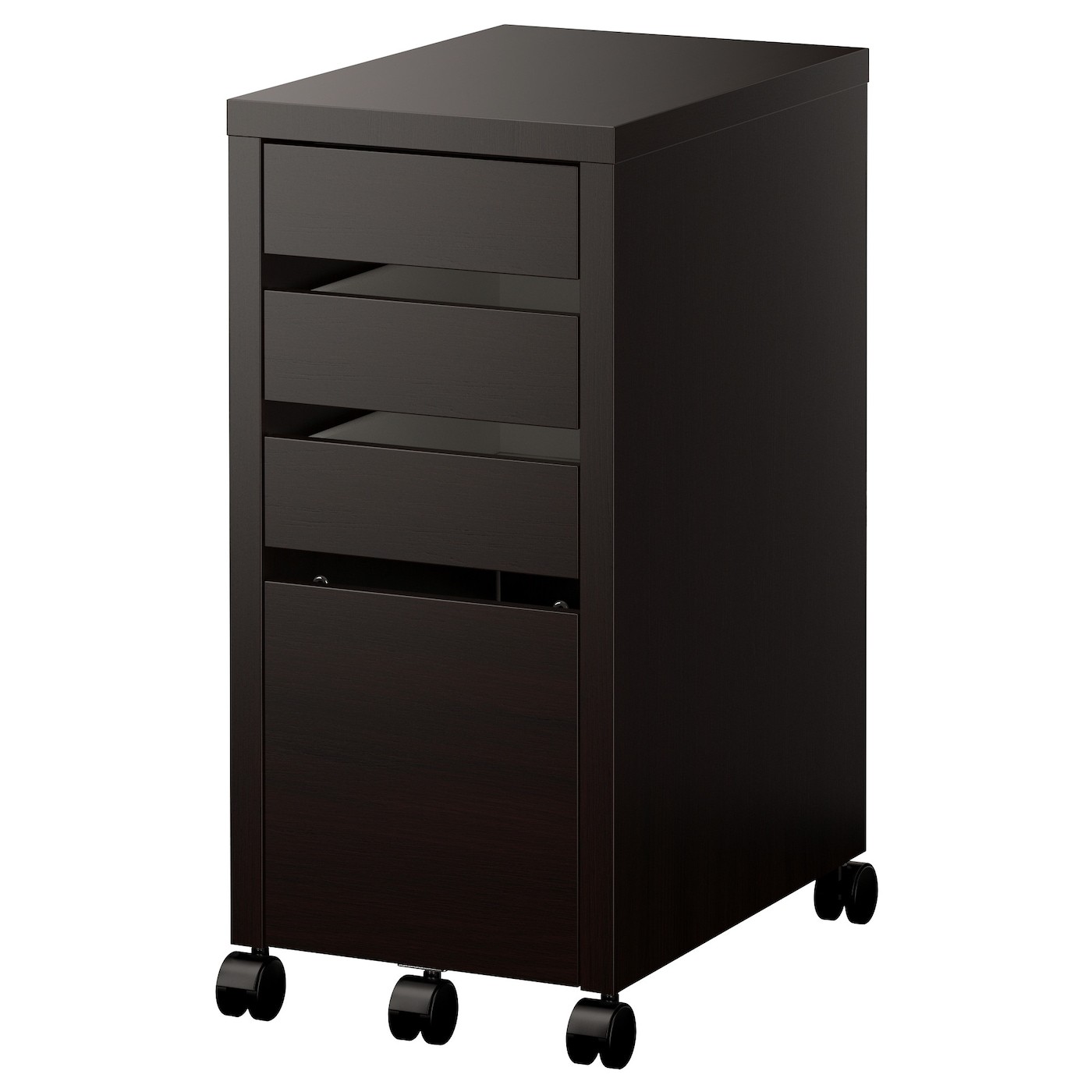 MICKE Drawer unit with drop-file storage