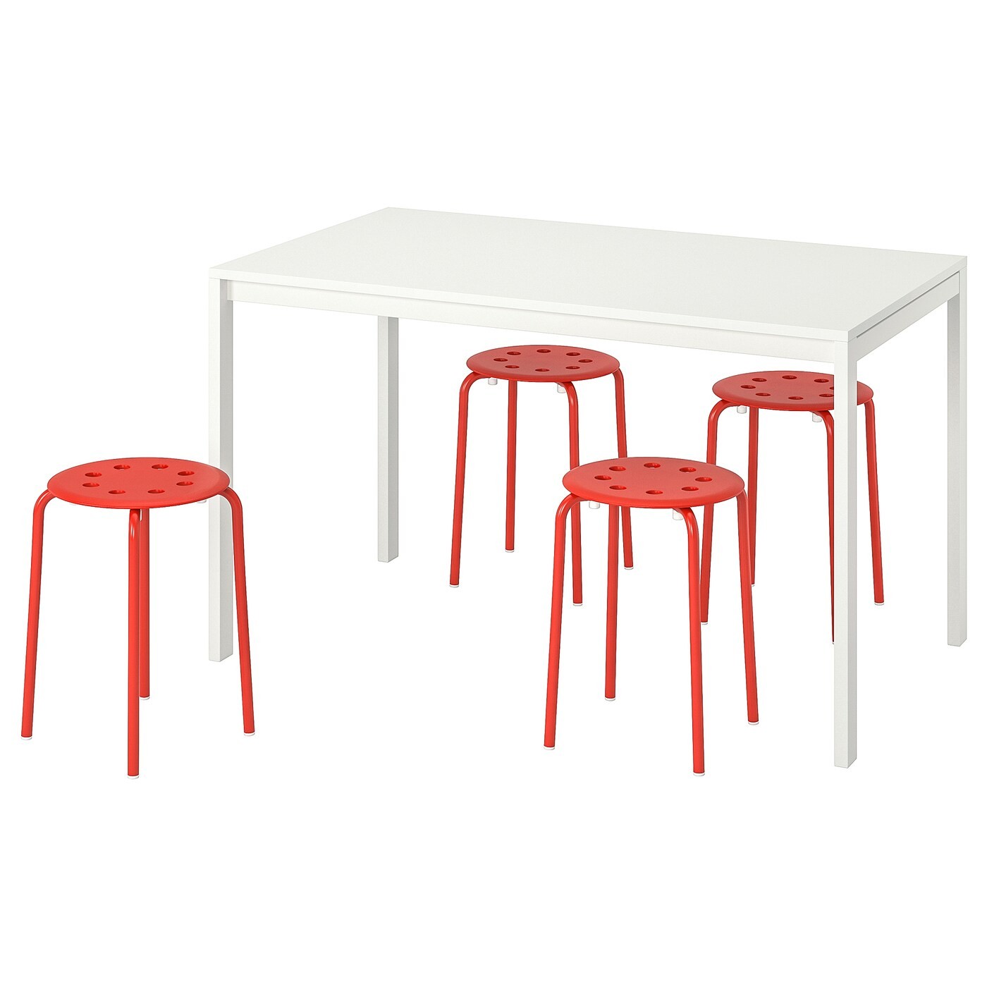 MELLTORP / MARIUS Table and 4 stools