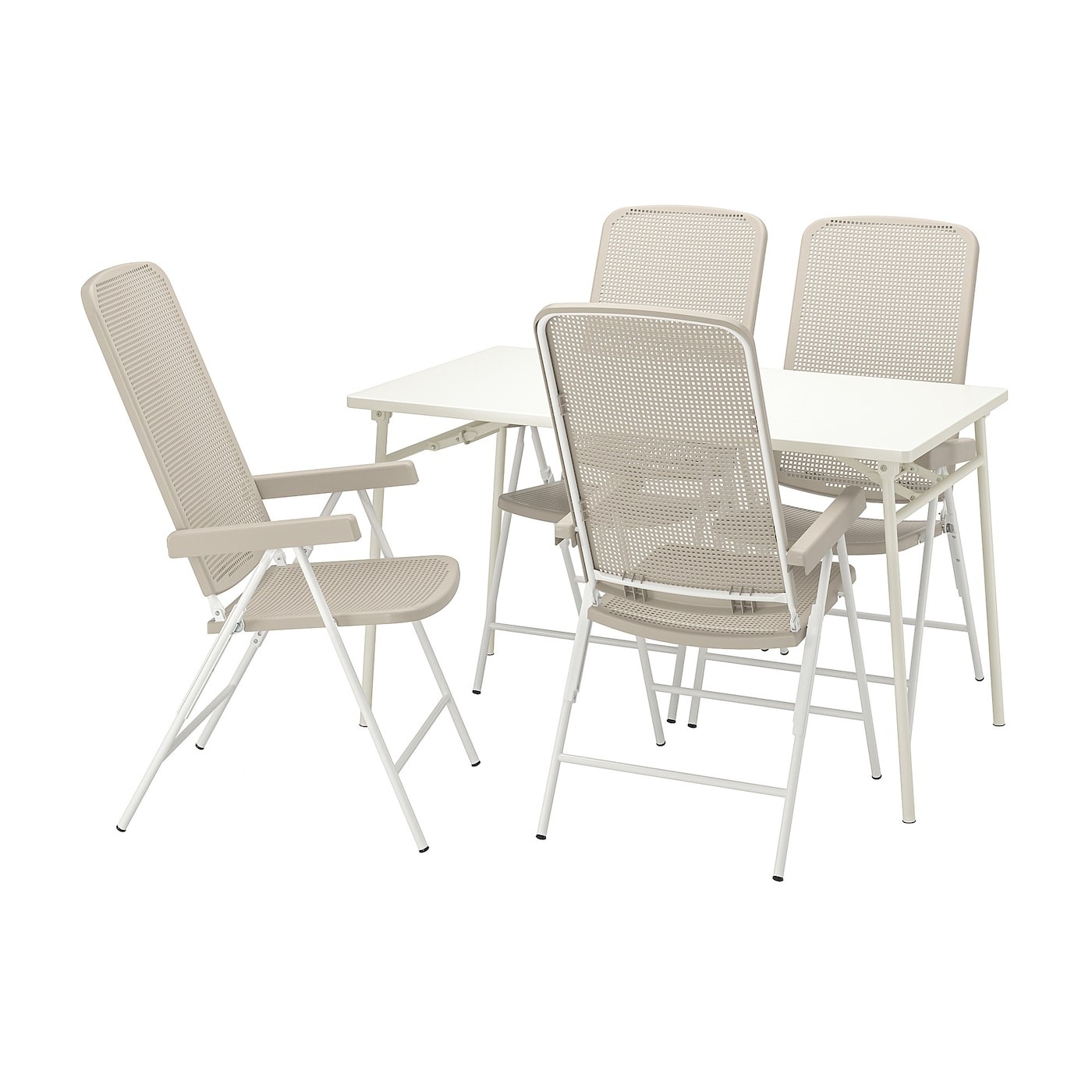 TORPARÖ Table+4 reclining chairs, outdoor