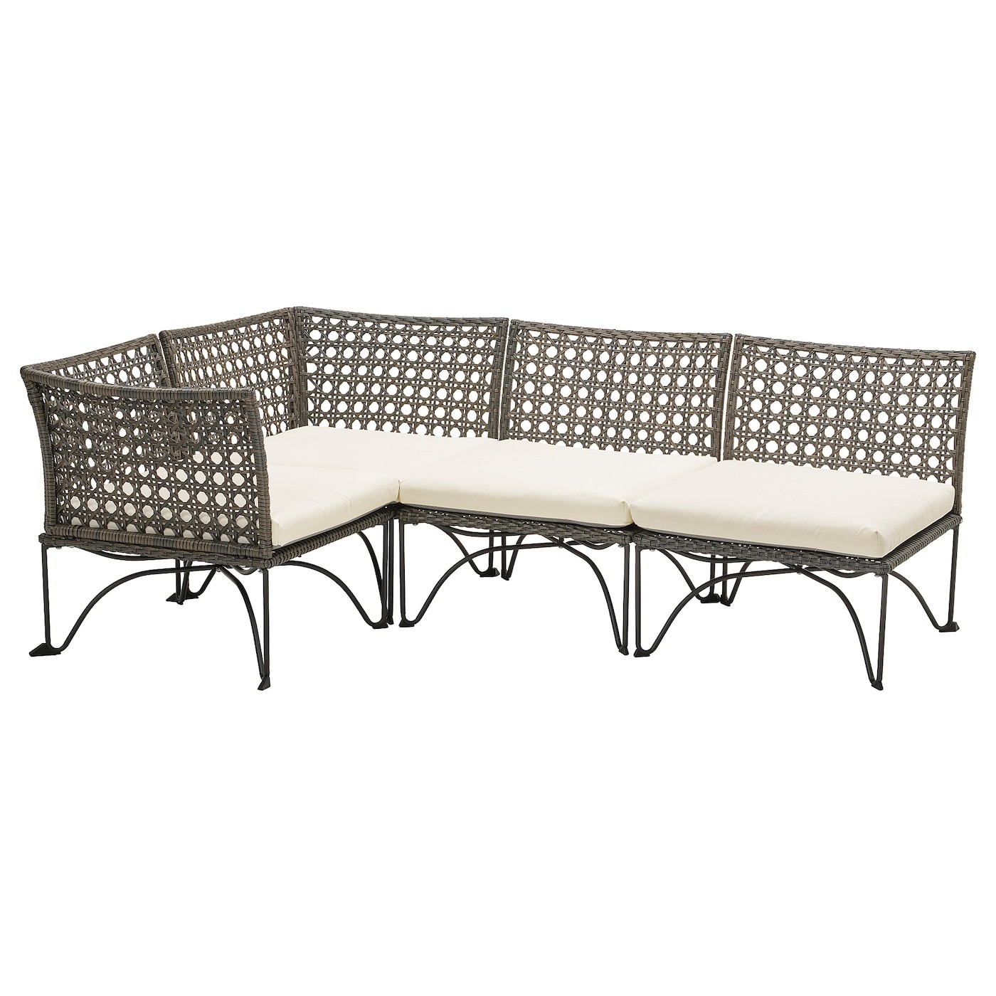 JUTHOLMEN Modular corner sofa 3-seat, outdoor