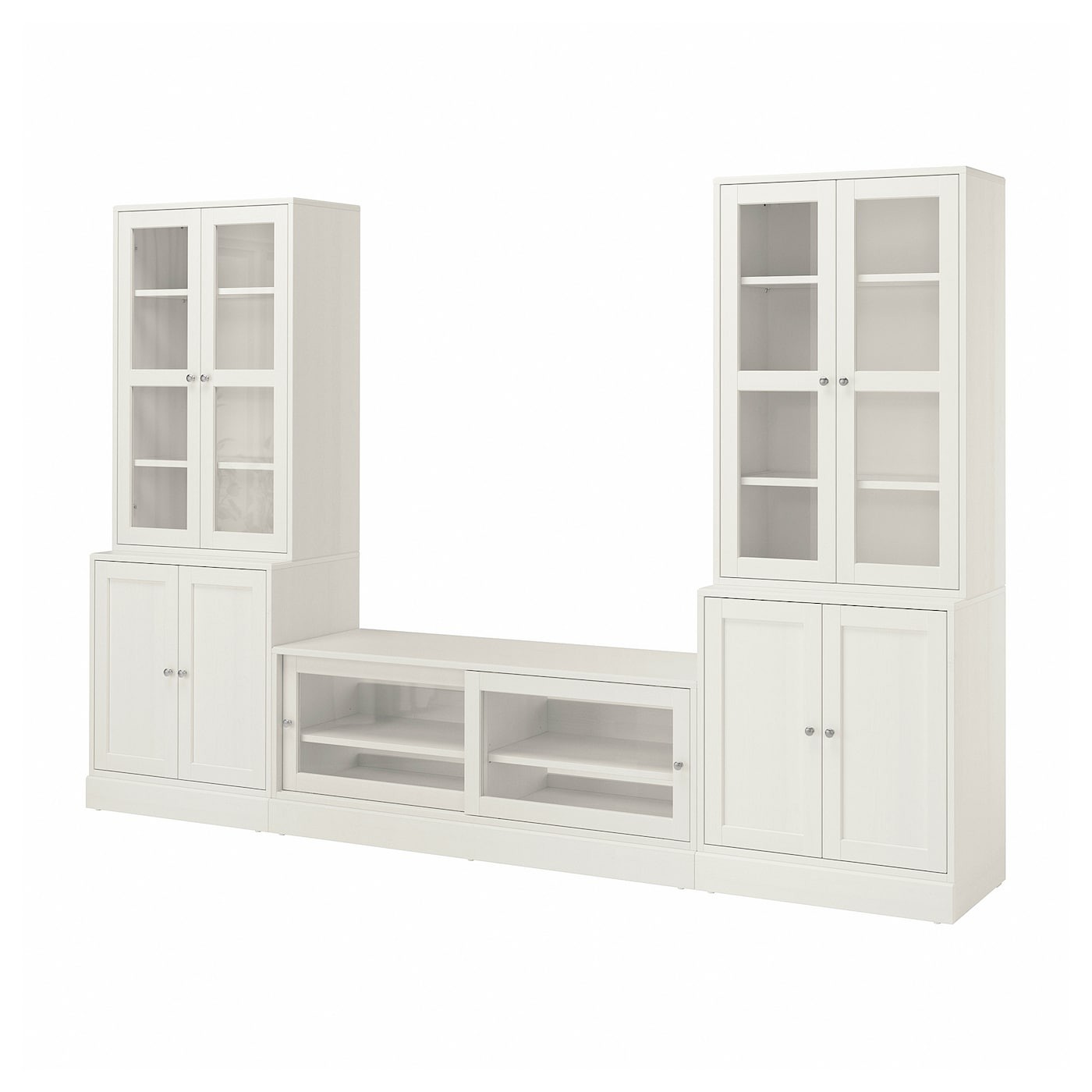 HAVSTA TV storage combination/glass doors