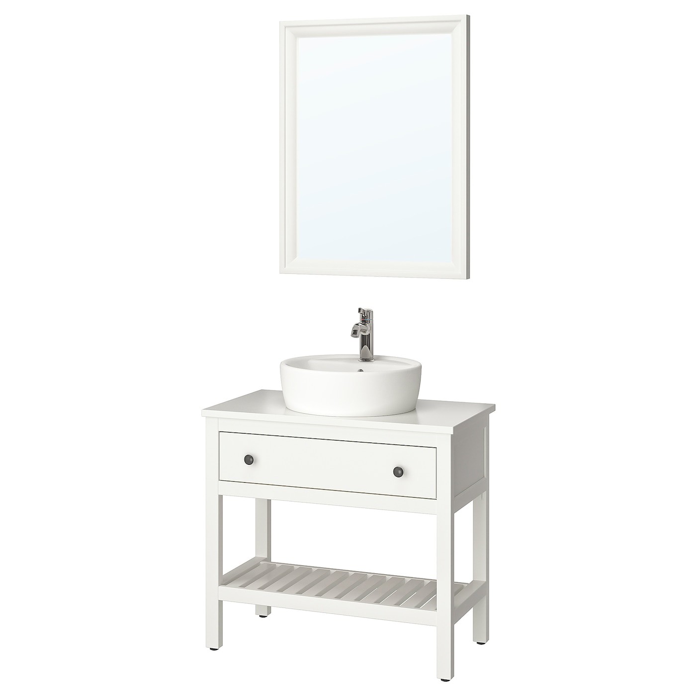 HEMNES / TÖRNVIKEN Bathroom furniture, set of 4