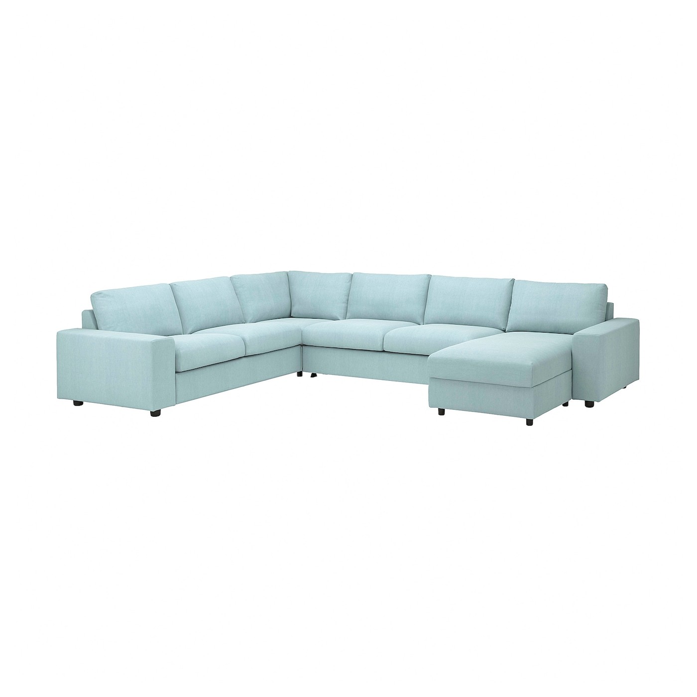 VIMLE Crnr sofa-bed, 5-seat w chaise lng