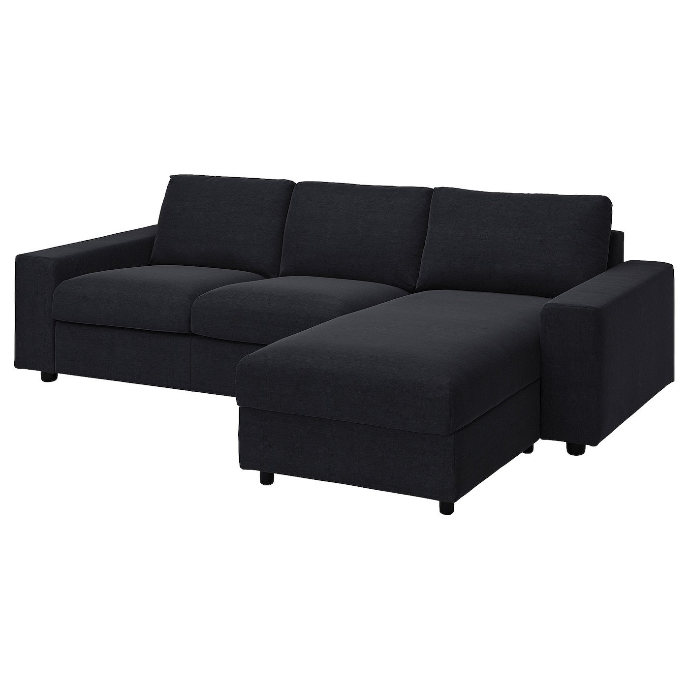 VIMLE Cover 3-seat sofa w chaise longue