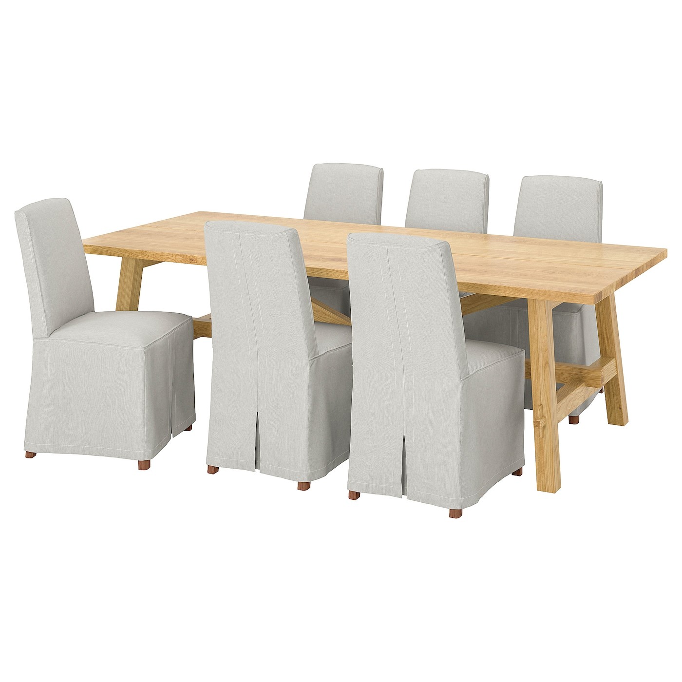 MÖCKELBY / BERGMUND Table and 6 chairs