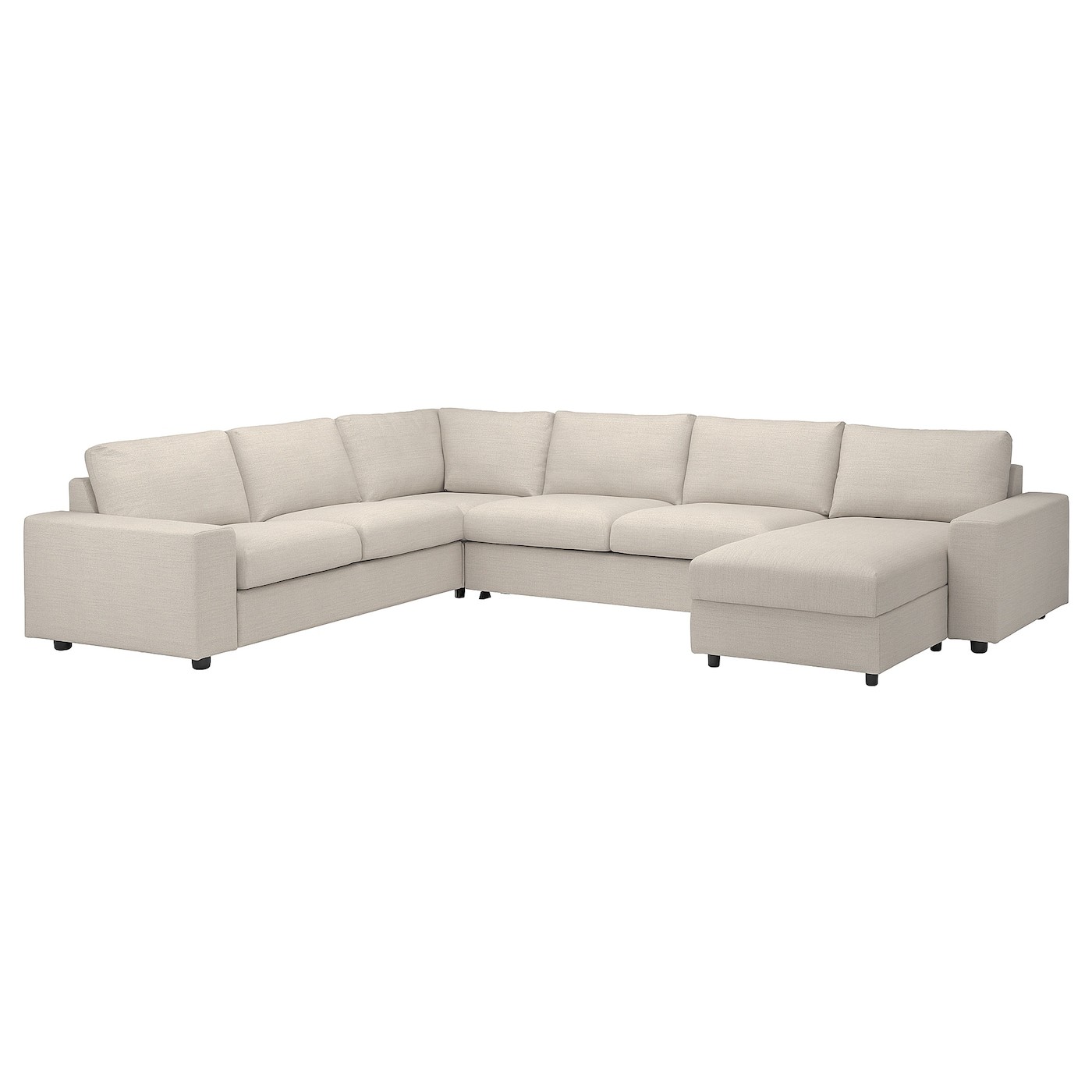 VIMLE Crnr sofa-bed, 5-seat w chaise lng