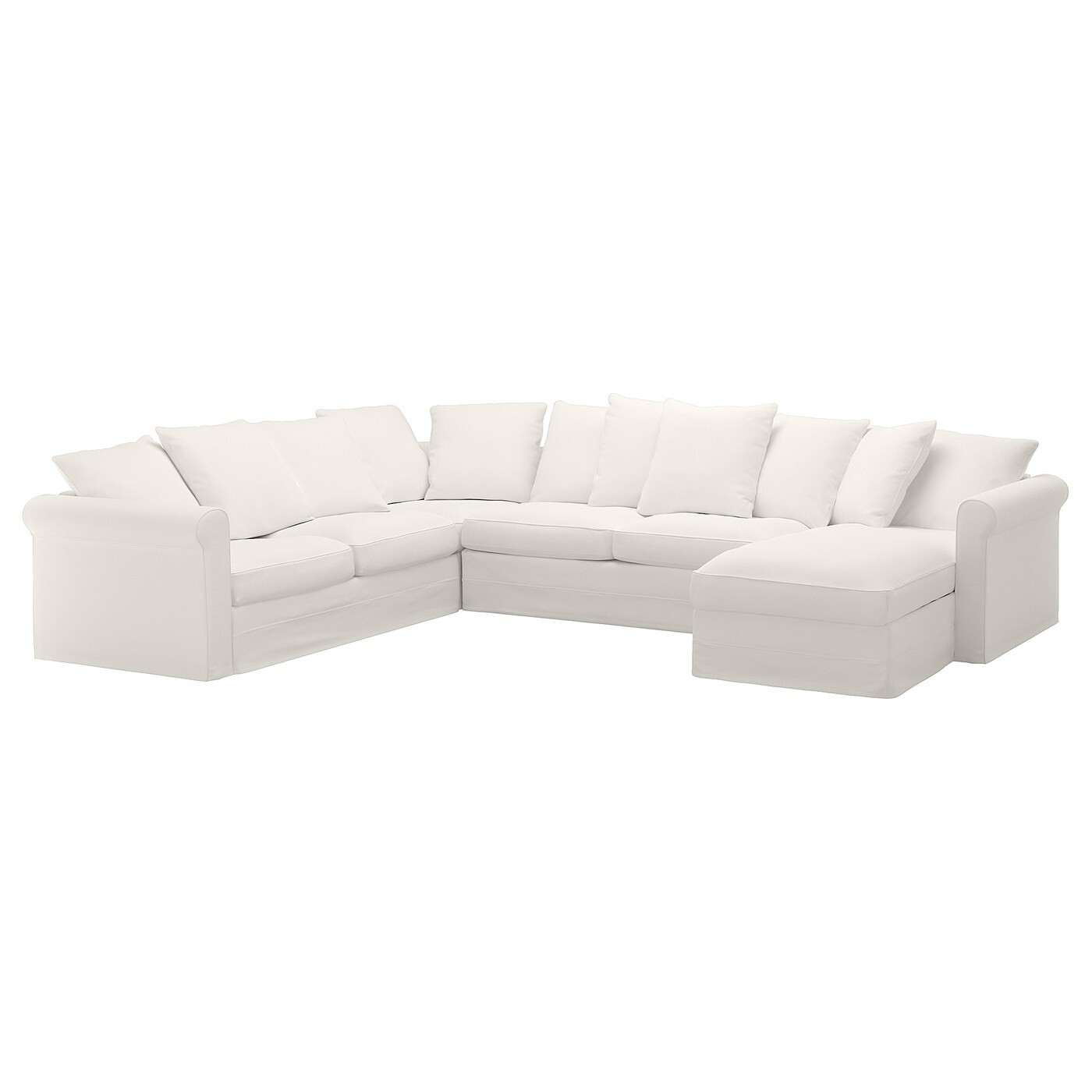 GRÖNLID Crnr sofa-bed, 5-seat w chaise lng