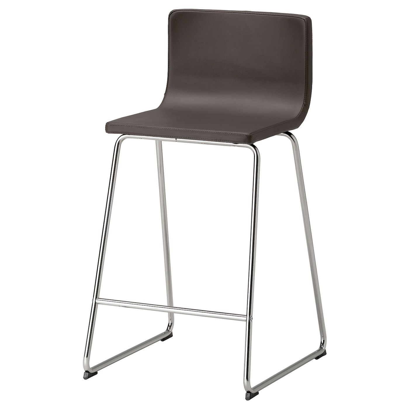 BERNHARD Bar stool with backrest