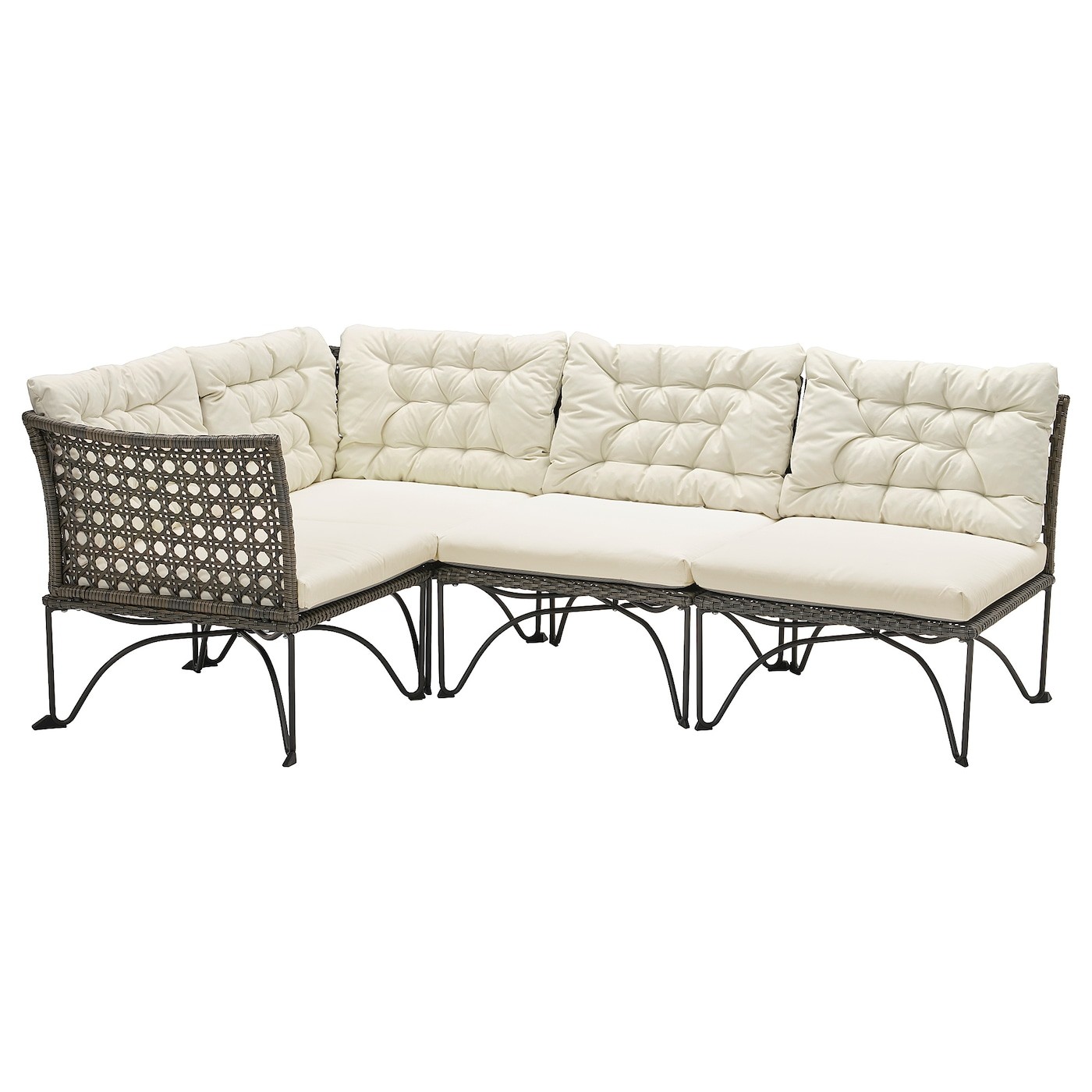 JUTHOLMEN Modular corner sofa 3-seat, outdoor