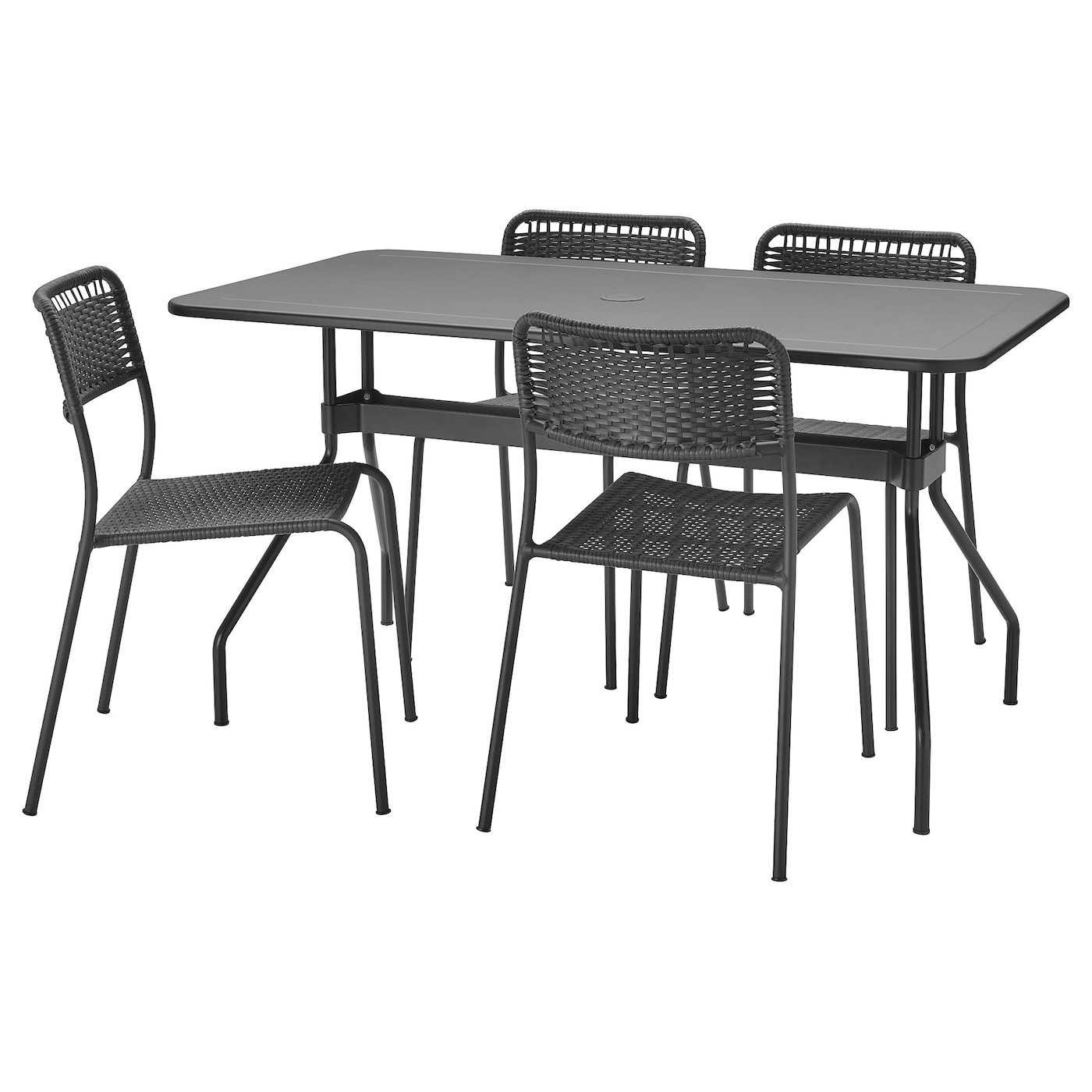 VIHOLMEN Table+4 chairs, outdoor