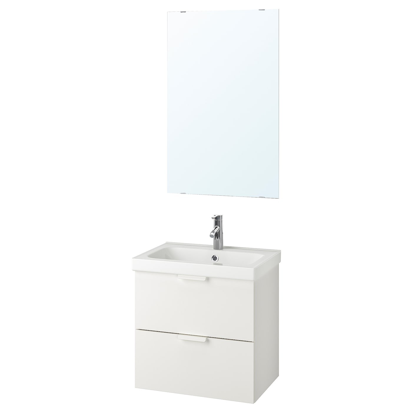 GODMORGON / ODENSVIK Bathroom furniture, set of 4