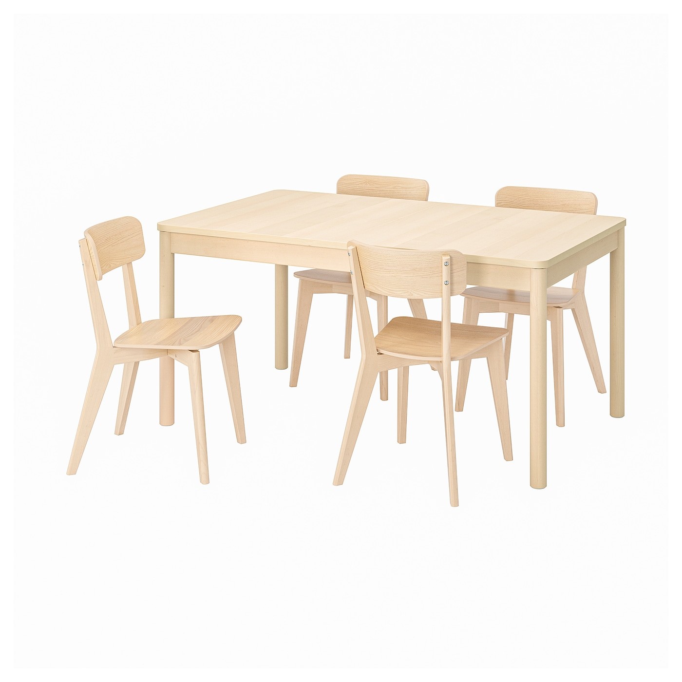 RÖNNINGE / LISABO Table and 4 chairs