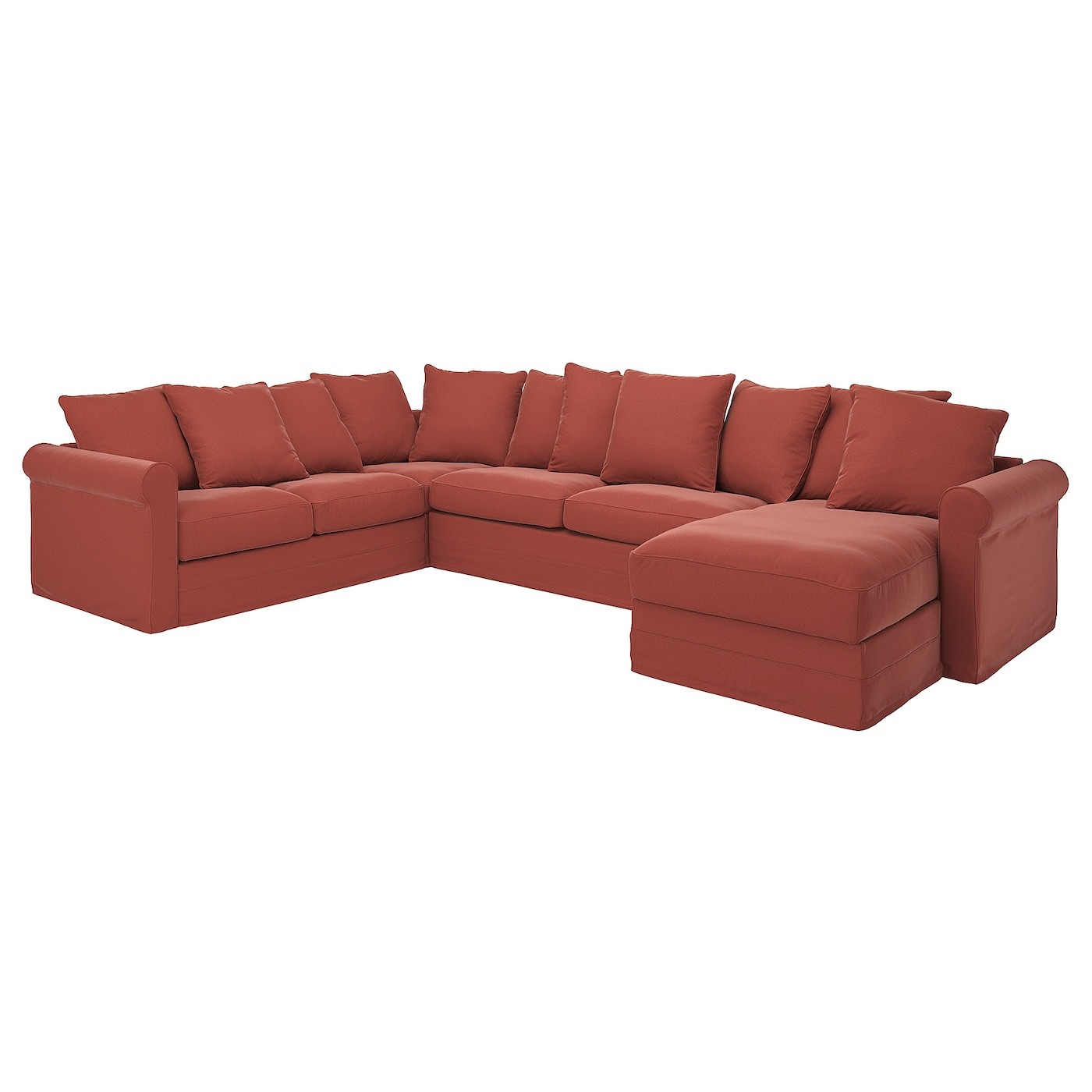 GRÖNLID Crnr sofa-bed, 5-seat w chaise lng