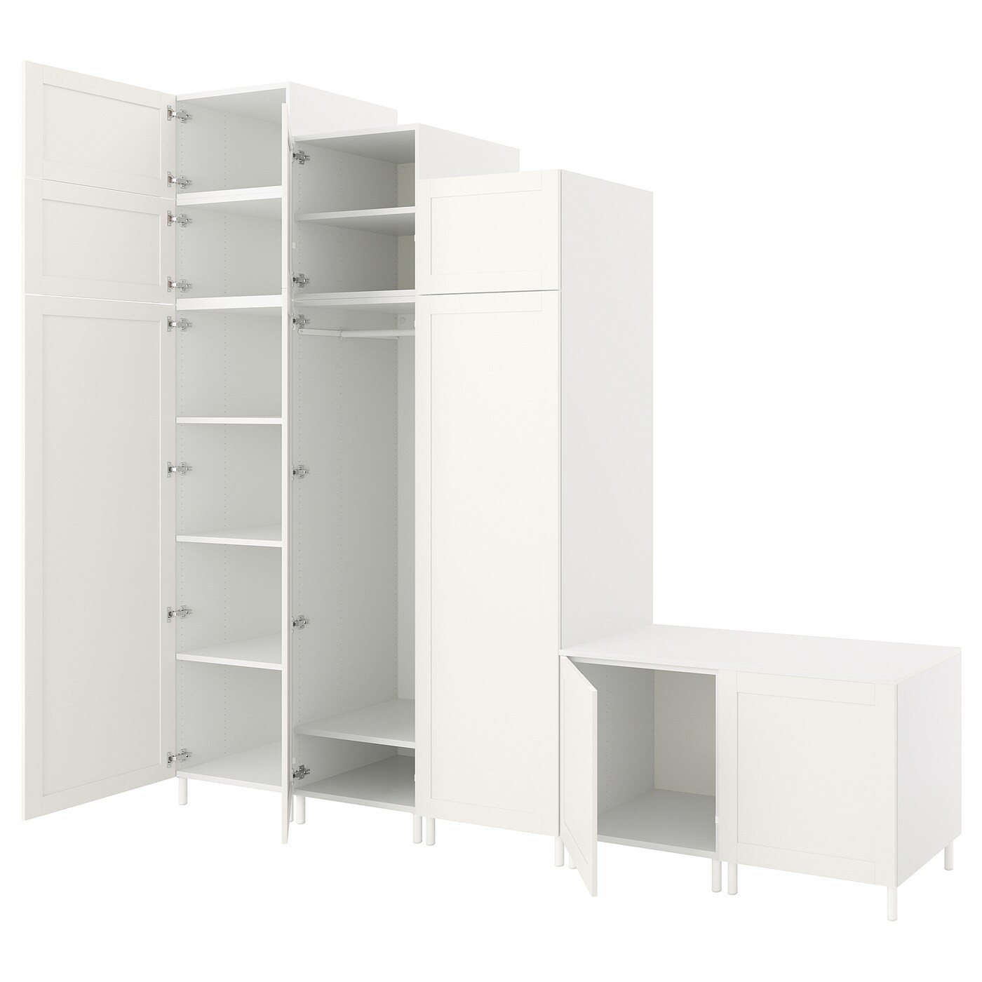 PLATSA Wardrobe with 9 doors