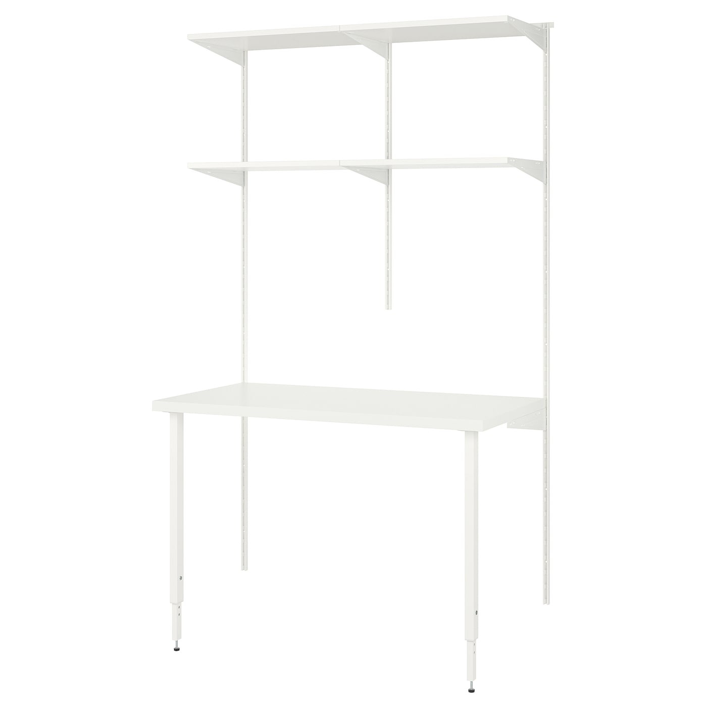 BOAXEL / LAGKAPTEN Shelving unit with table top