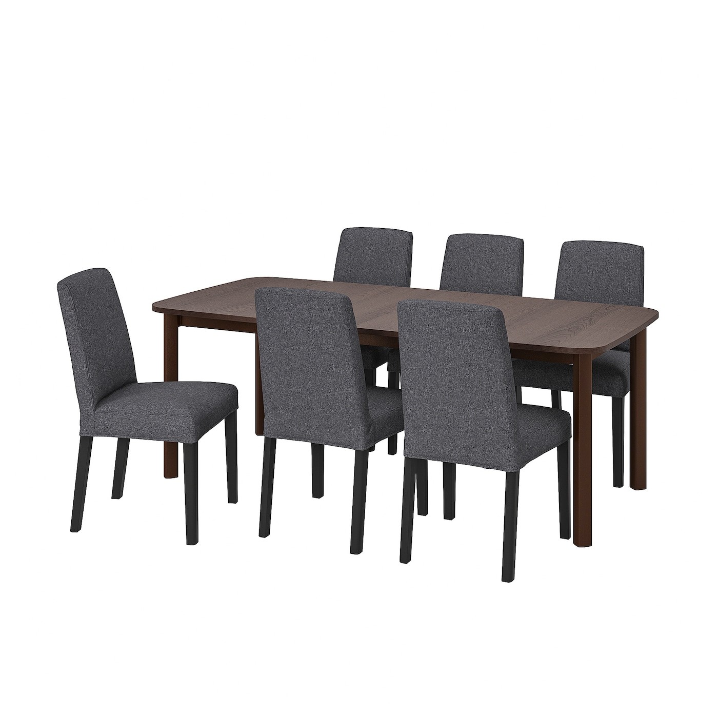 STRANDTORP / BERGMUND Table and 6 chairs