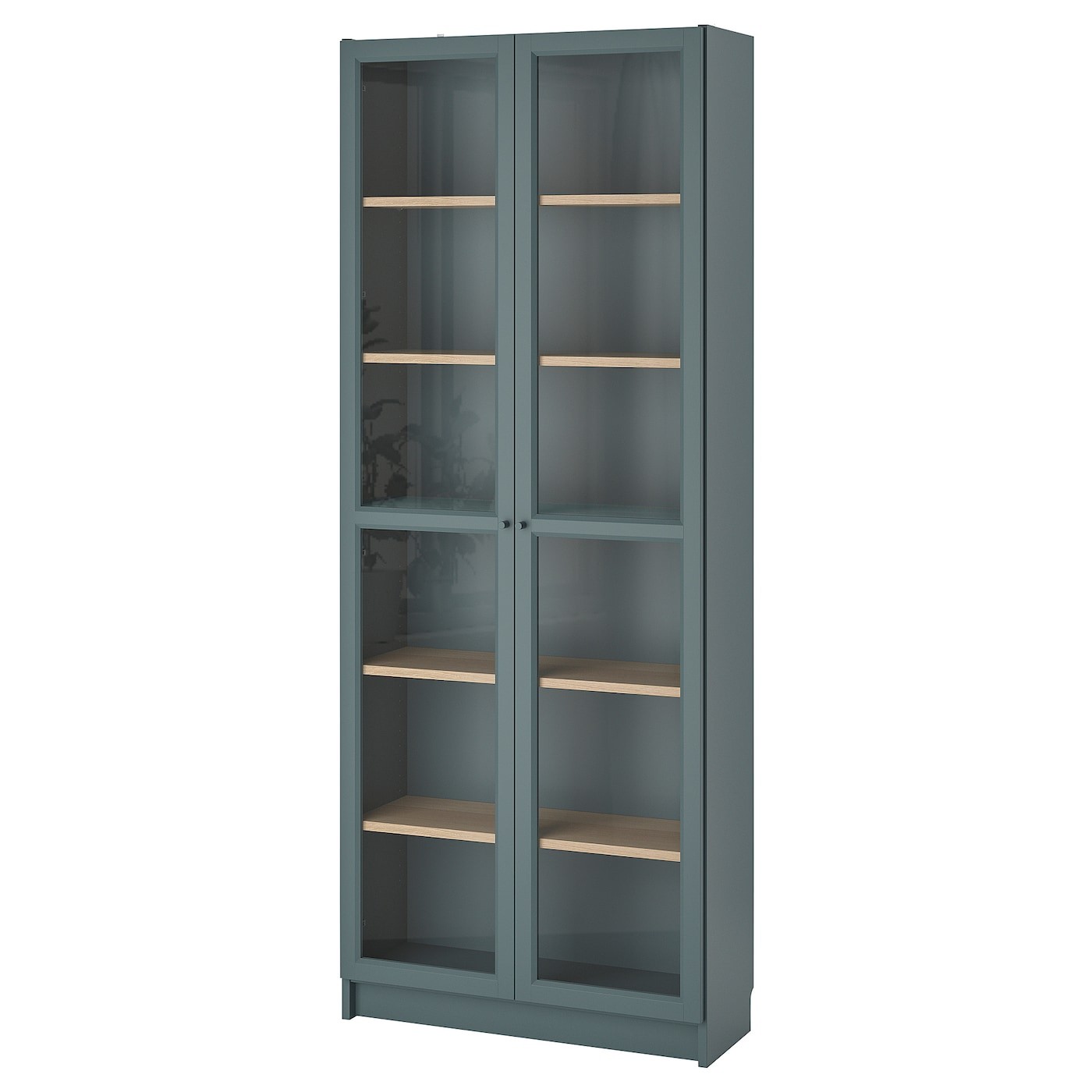 BILLY Bookcase with glass-doors