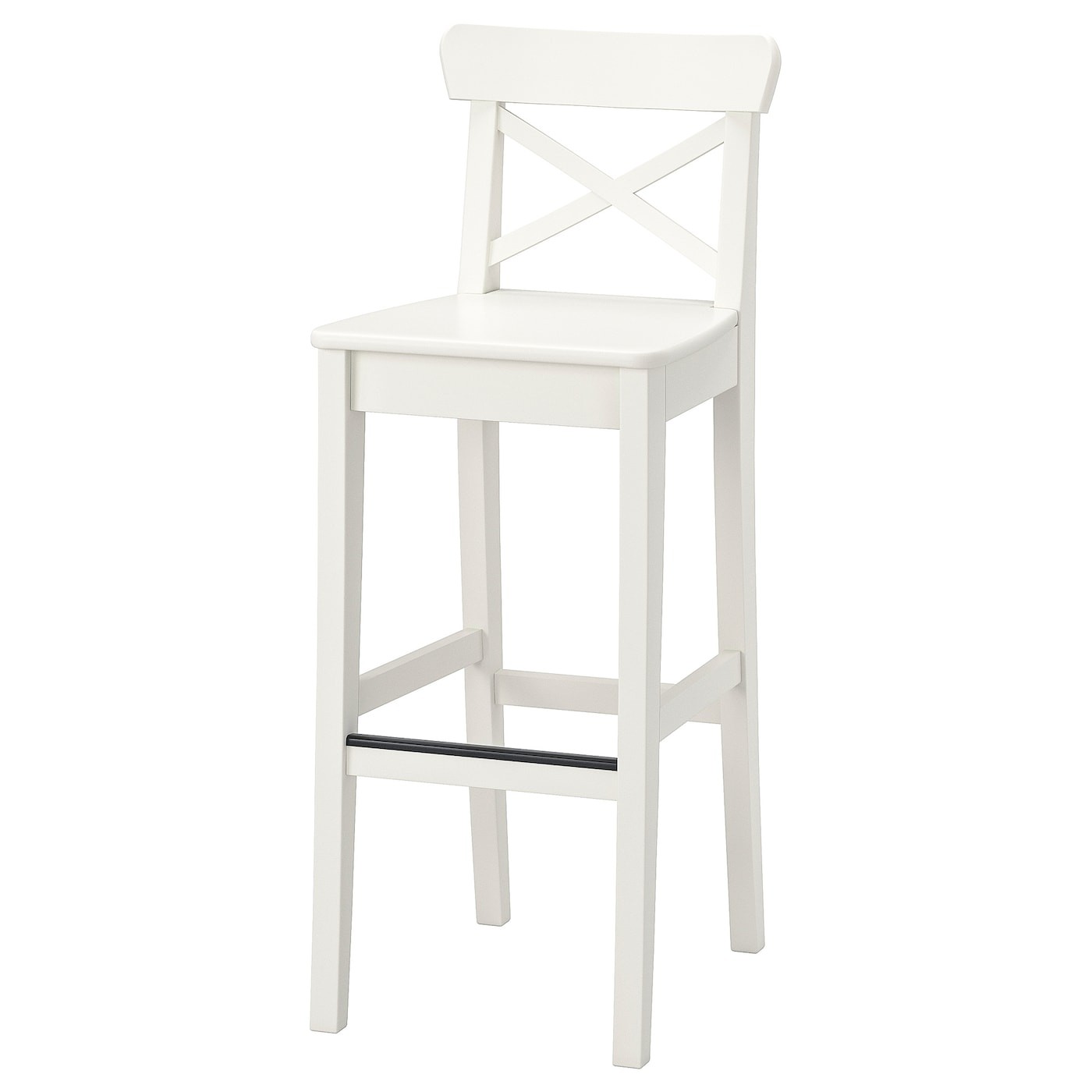 INGOLF Bar stool with backrest