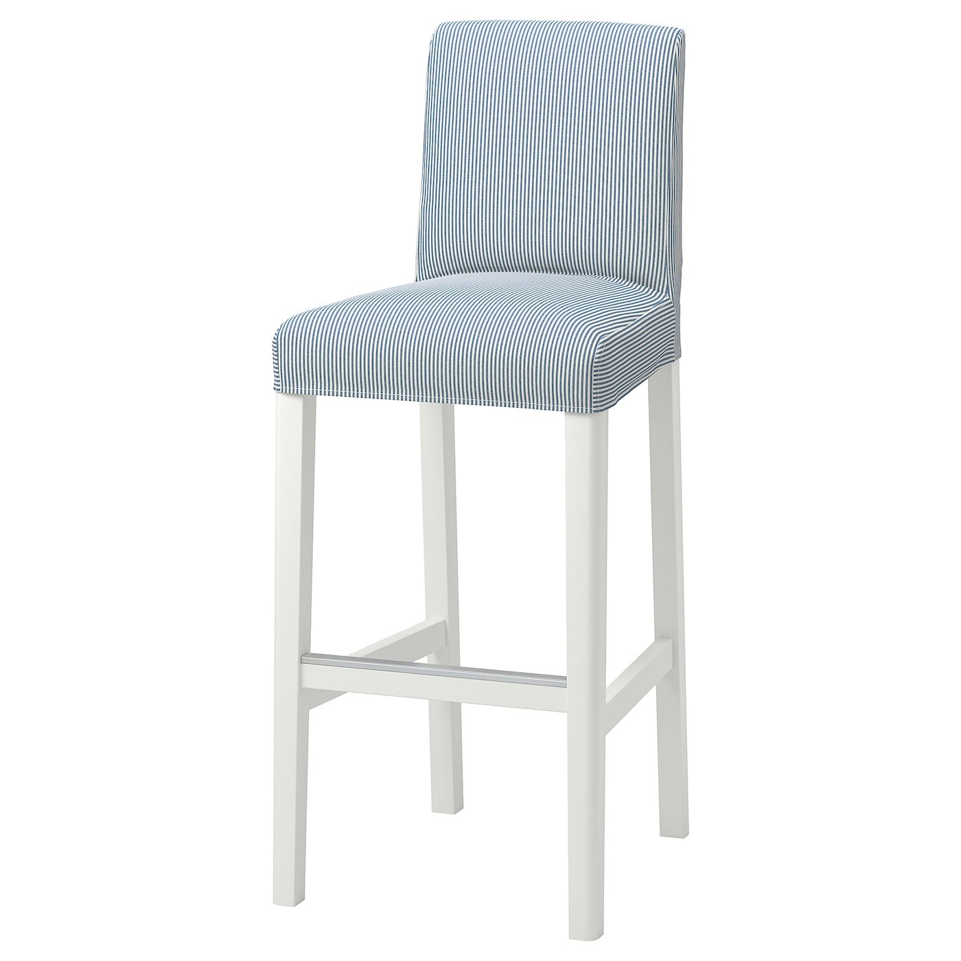 BERGMUND Bar stool with backrest