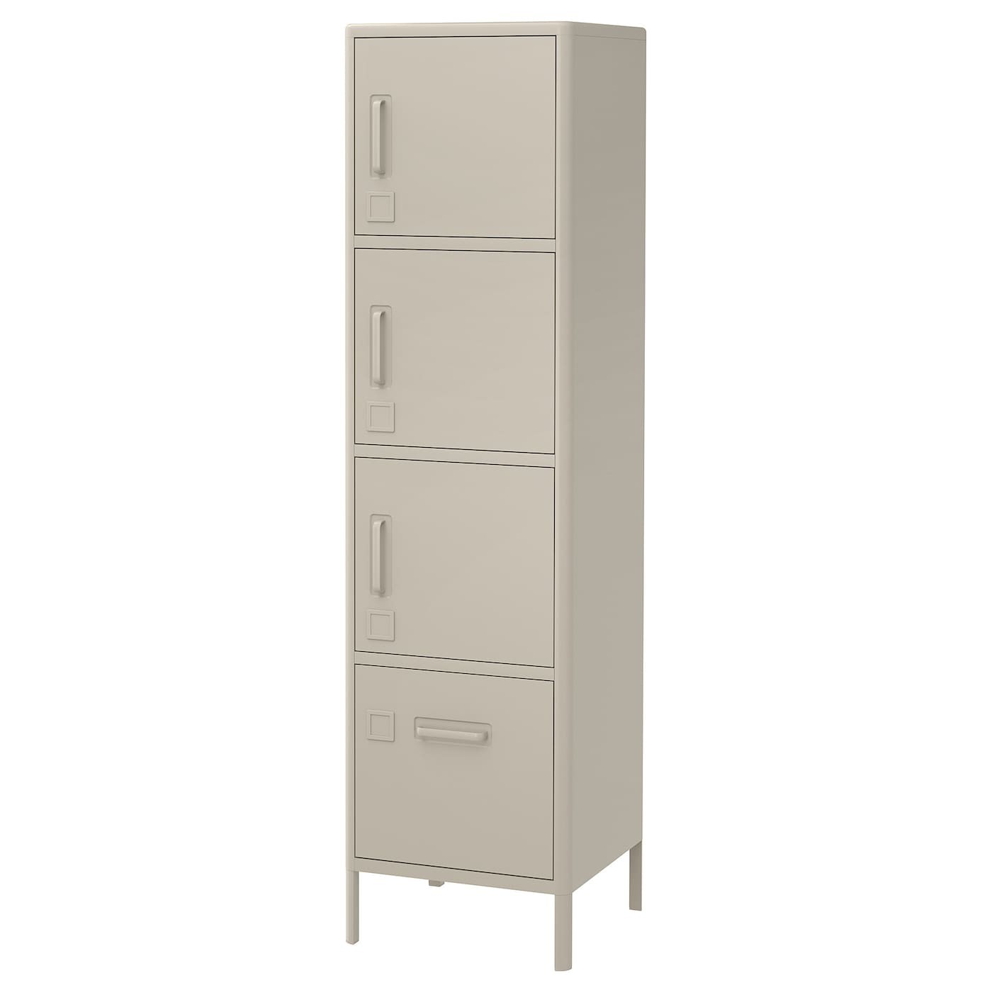 IDÅSEN High cabinet with drawer and doors