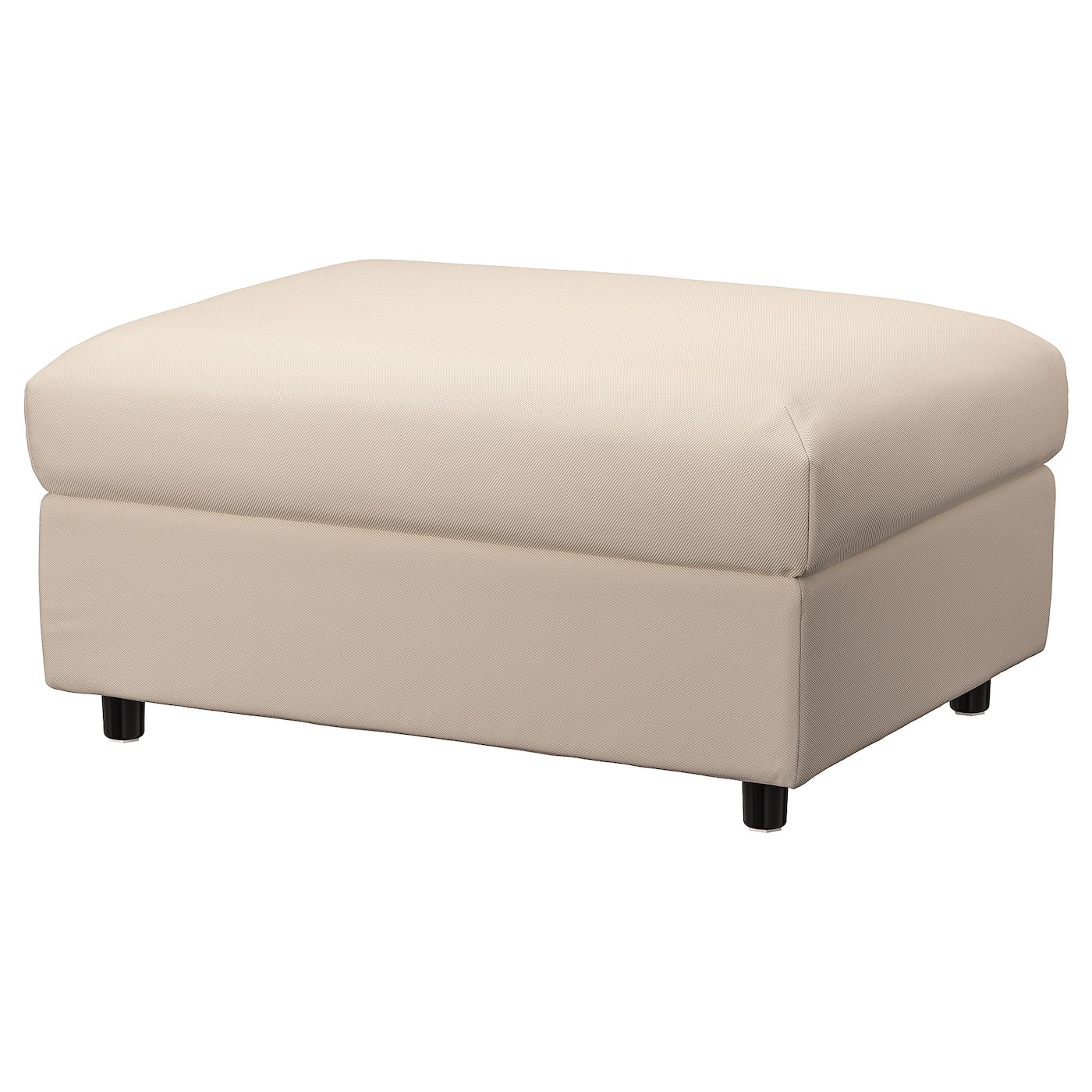 VIMLE Cover for footstool with storage