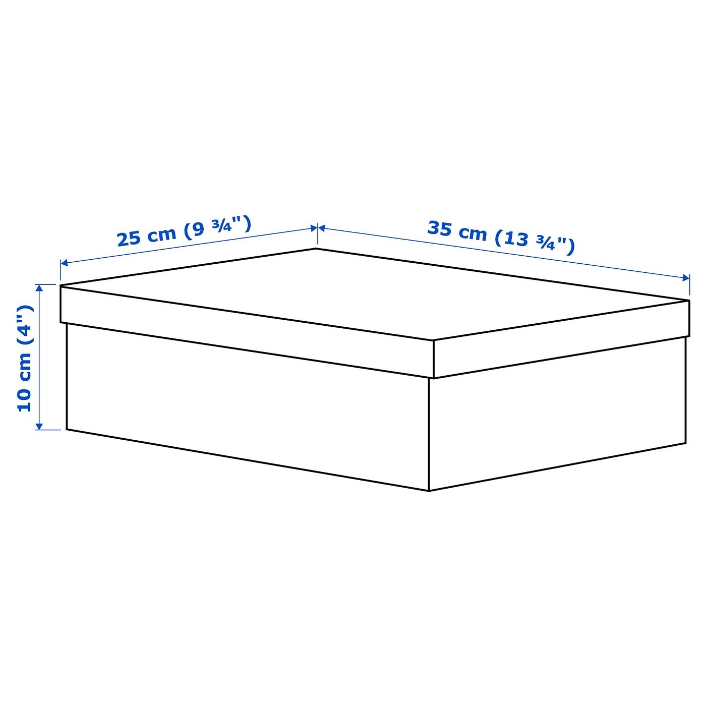 TJENA Storage box with lid