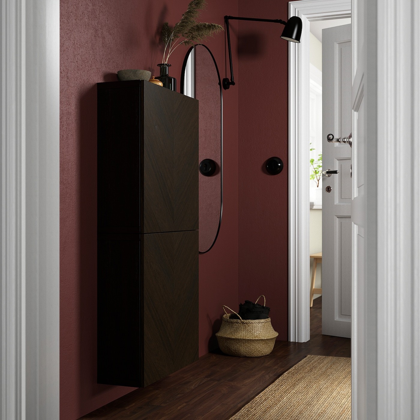 BESTÅ Wall cabinet with 2 doors