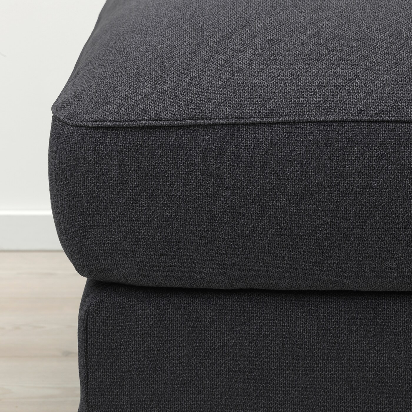 GRÖNLID Footstool with storage