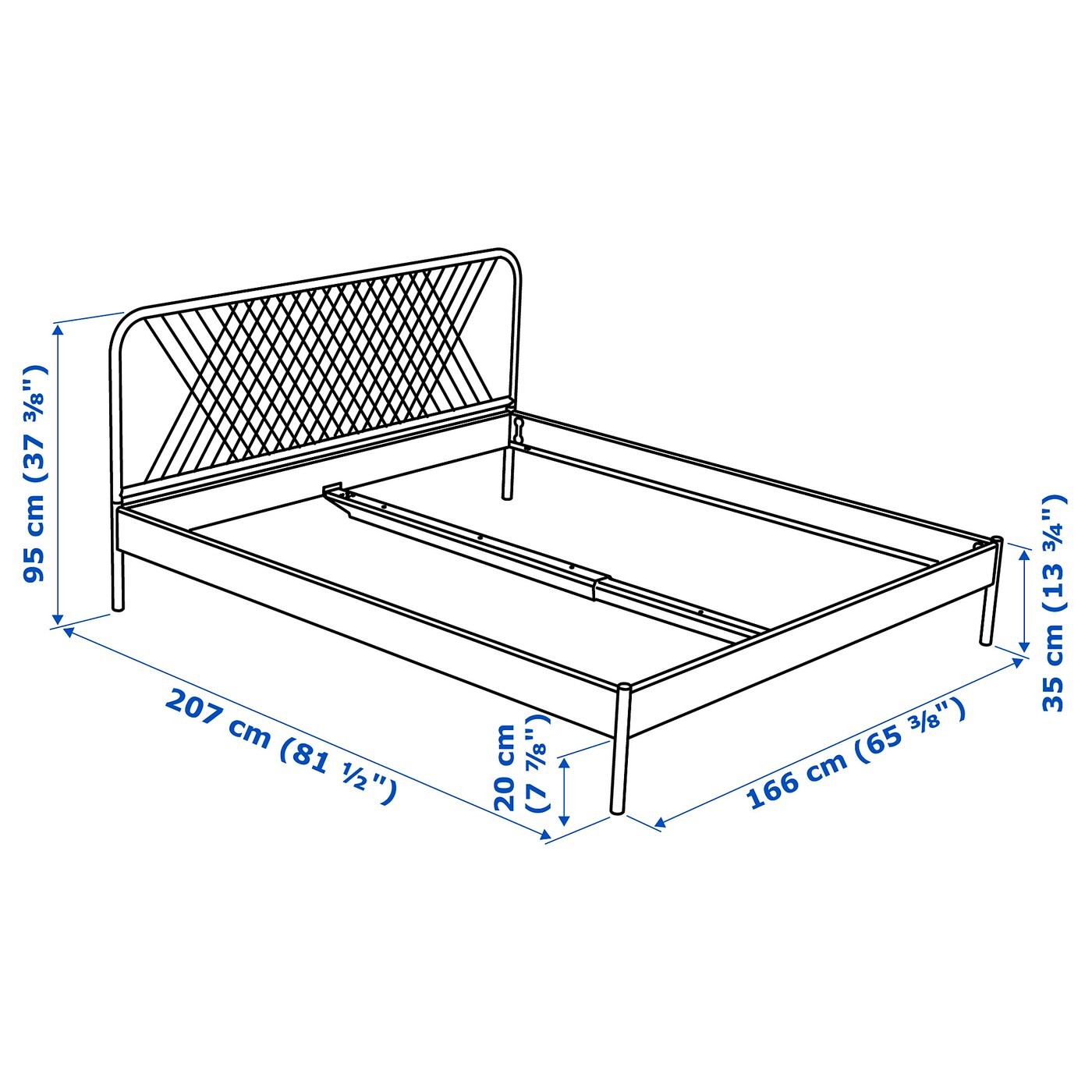 NESTTUN Bed frame