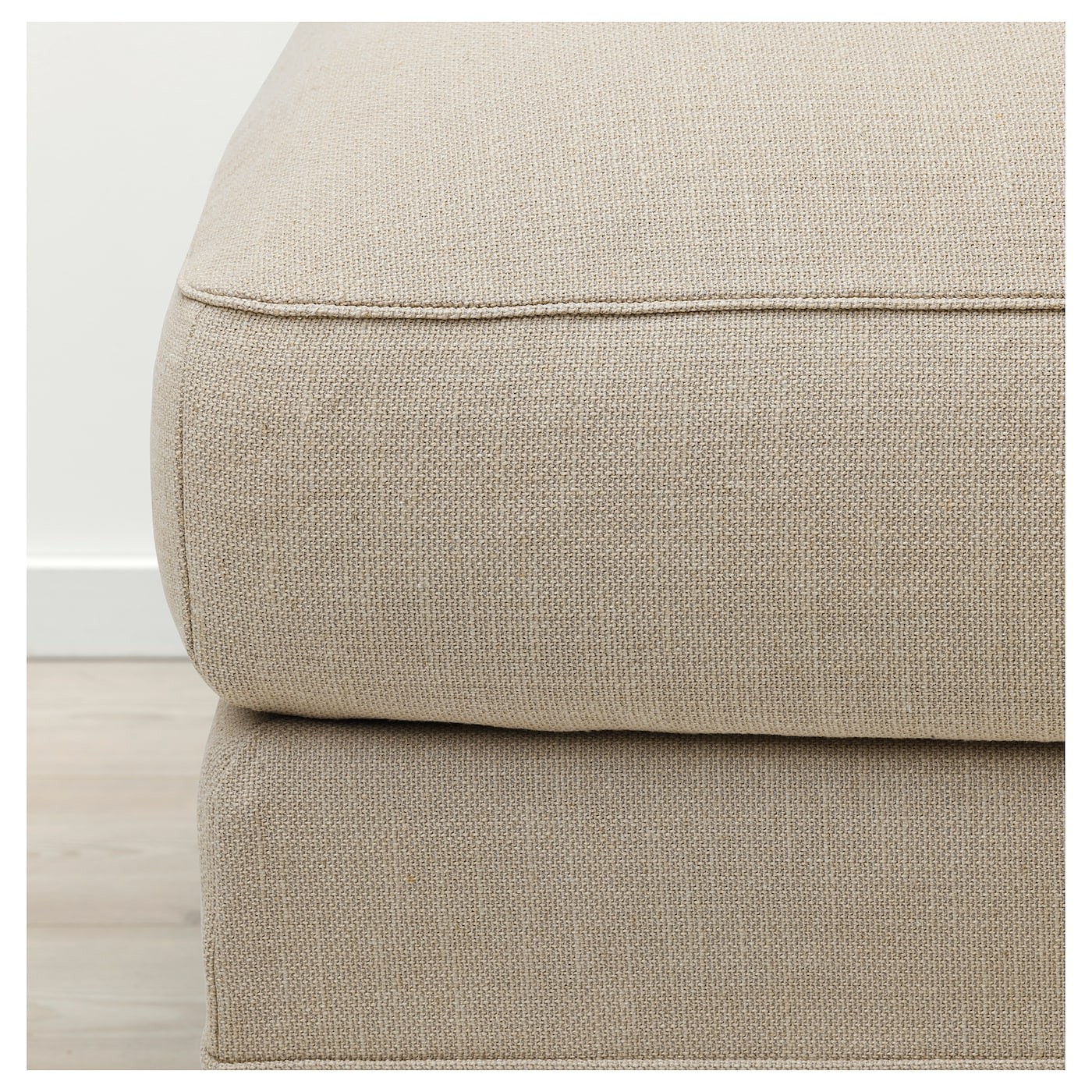 GRÖNLID Footstool with storage