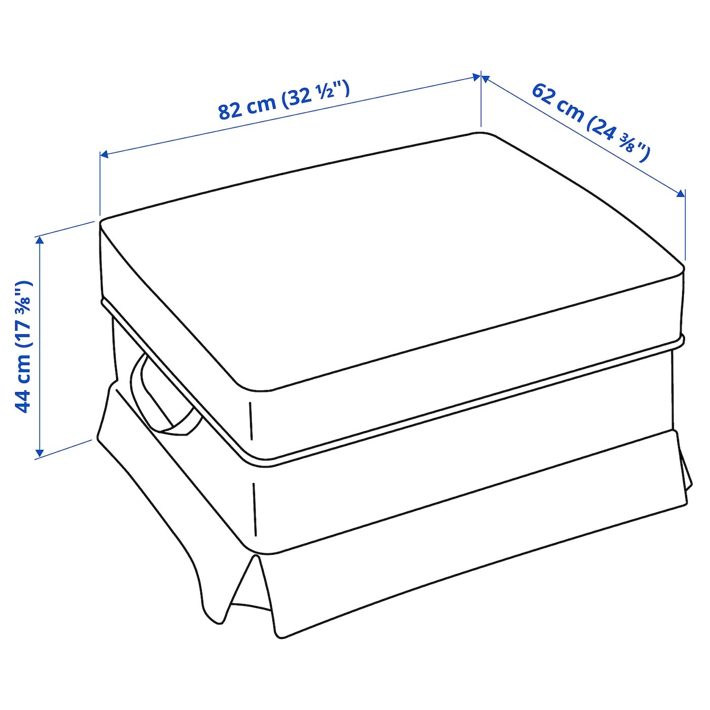 EKTORP Footstool