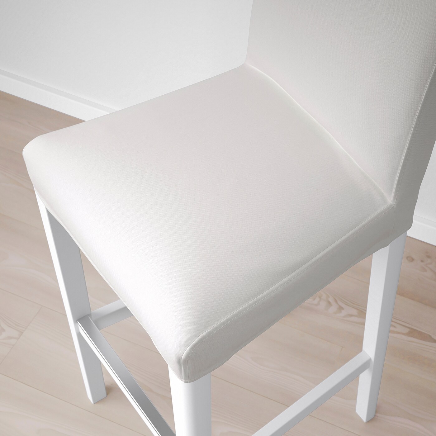 BERGMUND Bar stool with backrest