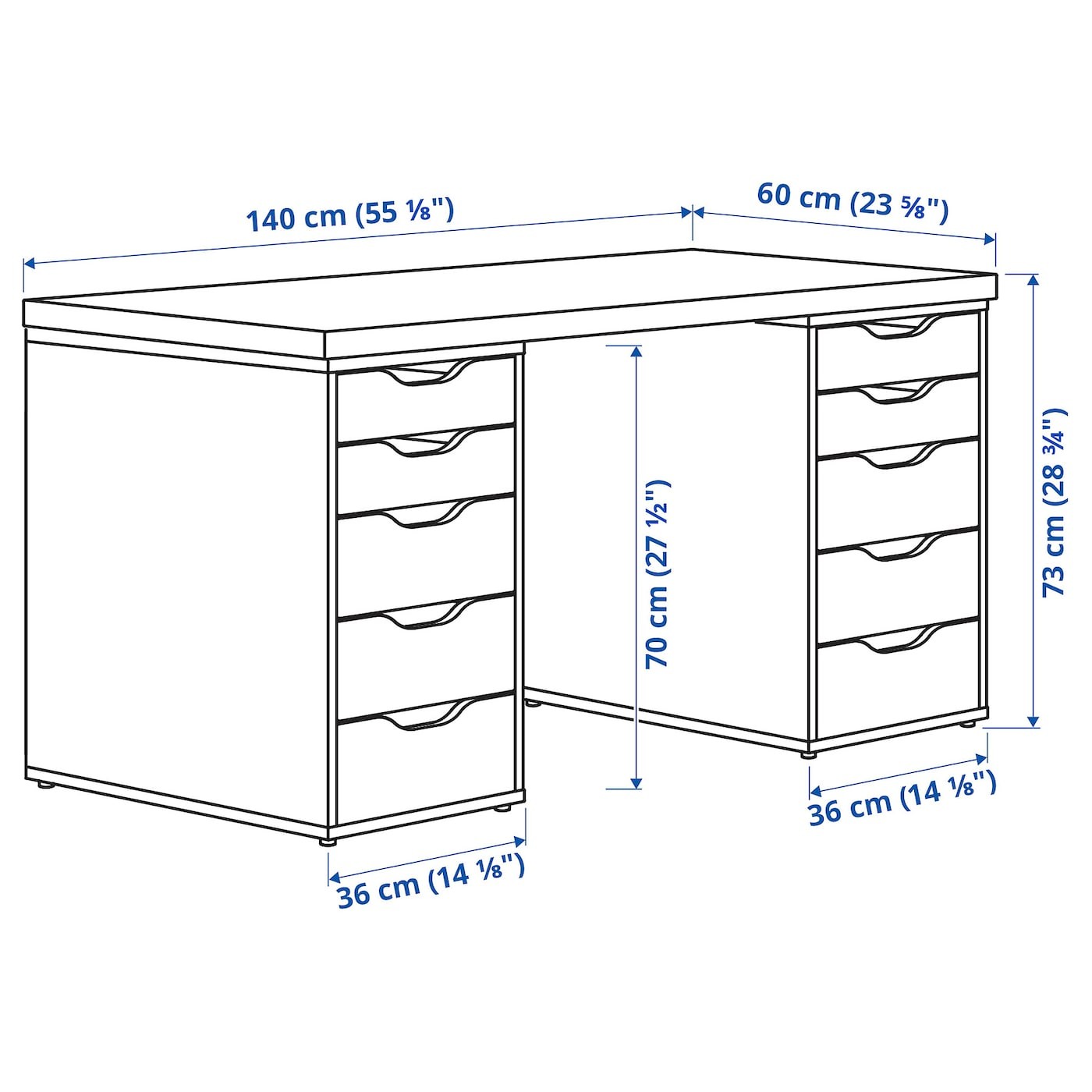 LAGKAPTEN / ALEX Desk