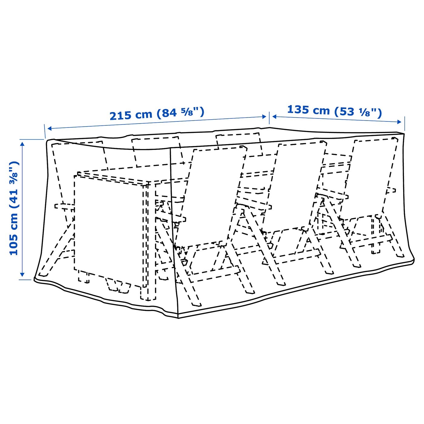 TOSTERÖ Cover for furniture set