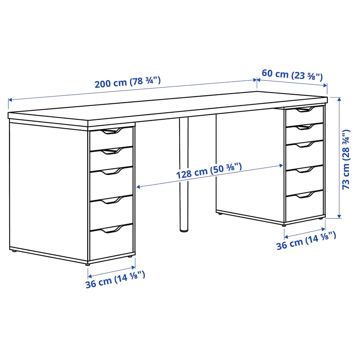 LAGKAPTEN / ALEX Desk