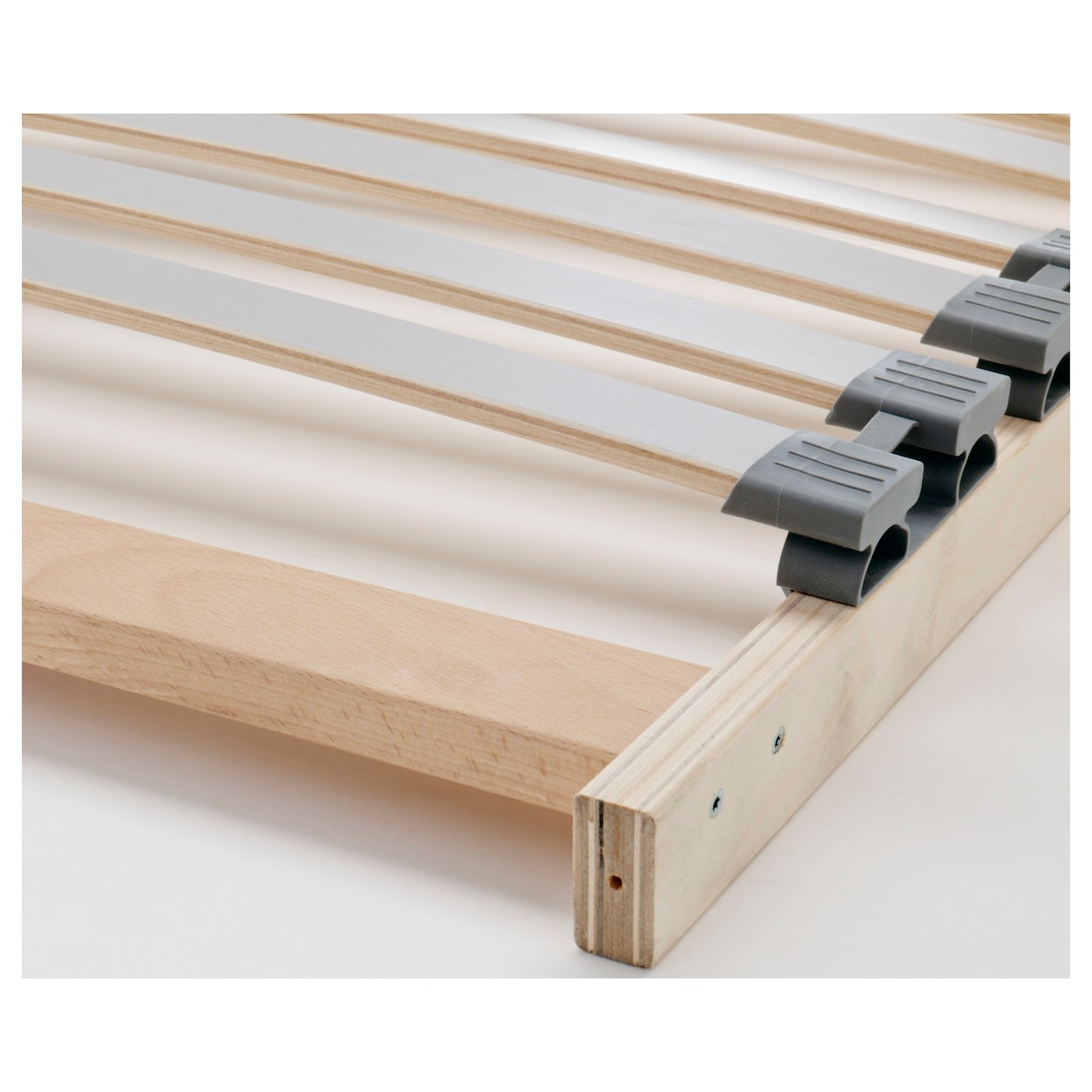 MALM Bed frame, high, w 4 storage boxes